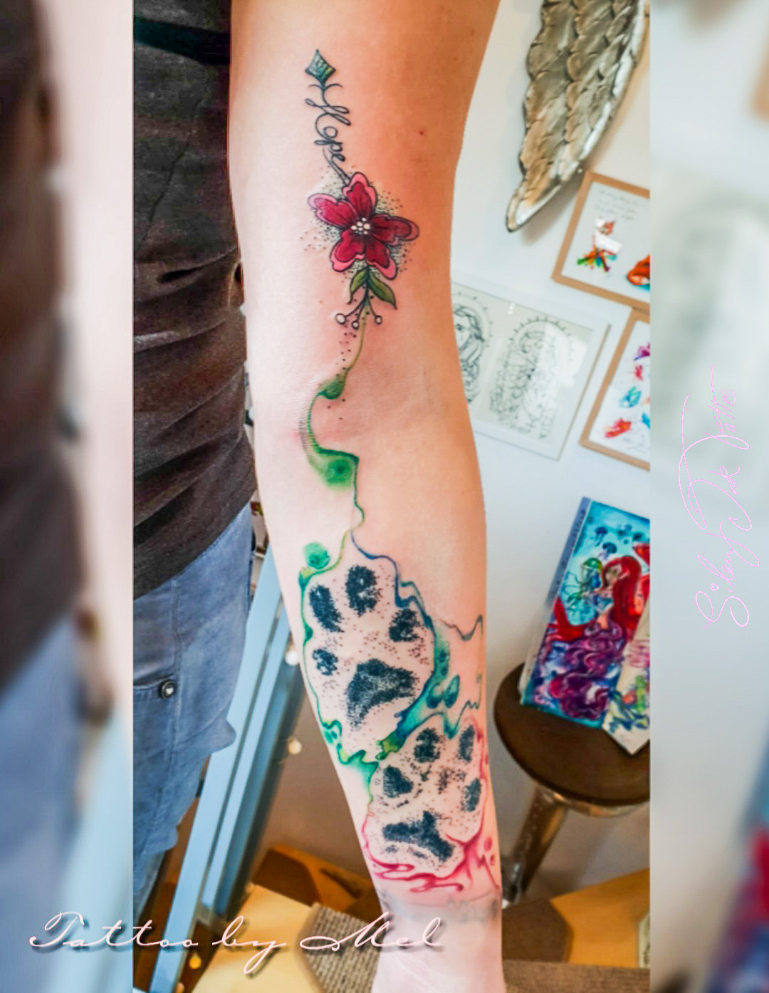 Silent Ink Tattoo - Watercolour, Hannover, Mel, bunt, farbe
