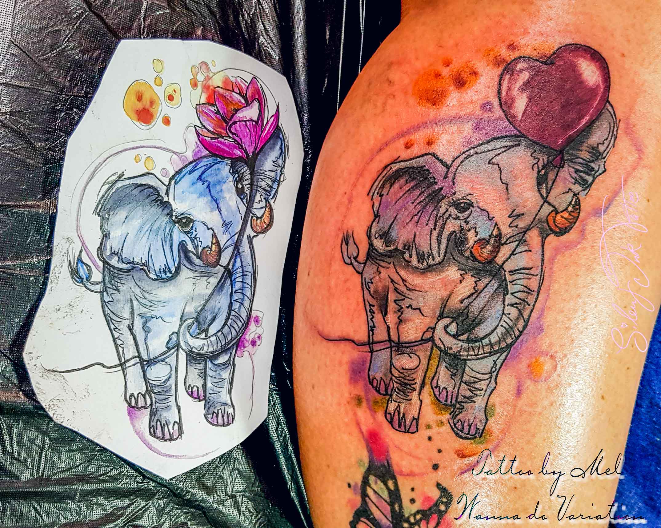 Silent Ink Tattoo - Watercolour, Hannover, Mel, bunt, farbe