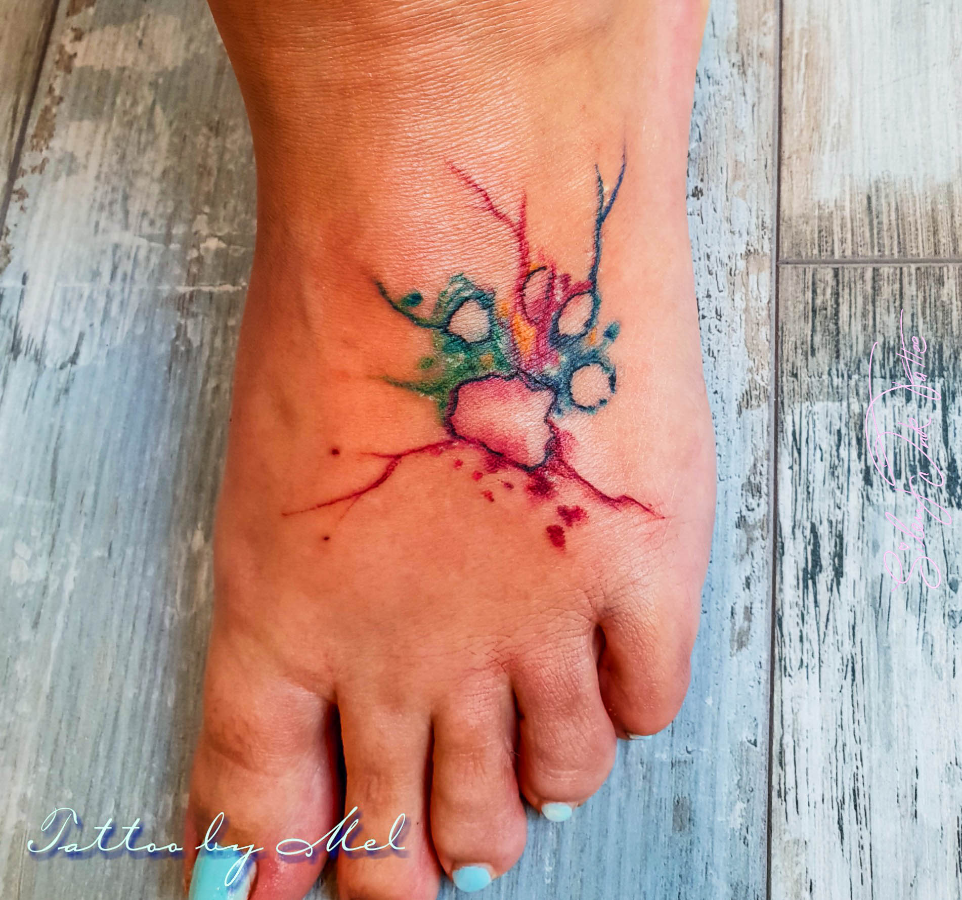 Silent Ink Tattoo - Watercolour, Hannover, Mel, bunt, farbe
